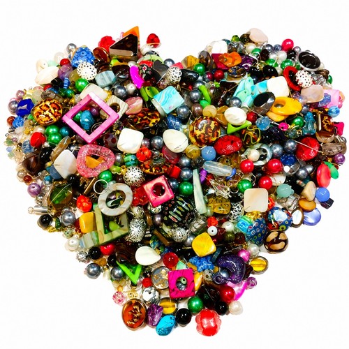 500g perlen mix glas - 500g,