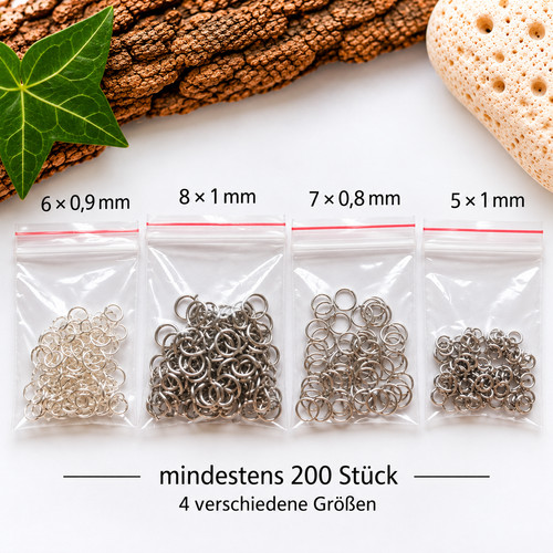 200 biegeringe mix größen - 4,