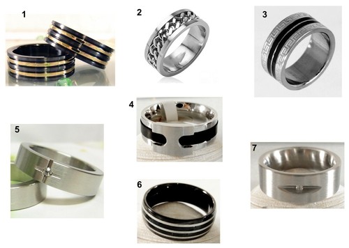 Edelstahl ringe den - in,